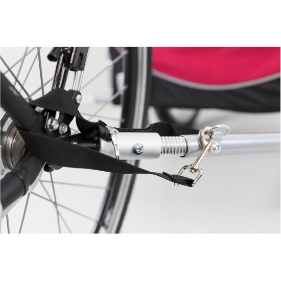 Trixie 12814 Bicycle Trailer, M: 63 × 68 × 75/137 cm, black/red Trixie 12814 Bicycle Trailer, M: 63 × 68 × 75/137 cm, black/red