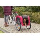 Trixie 12814 Bicycle Trailer, M: 63 × 68 × 75/137 cm, black/red Trixie 12814 Bicycle Trailer, M: 63 × 68 × 75/137 cm, black/red