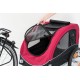 Trixie 12814 Bicycle Trailer, M: 63 × 68 × 75/137 cm, black/red Trixie 12814 Bicycle Trailer, M: 63 × 68 × 75/137 cm, black/red