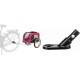 Trixie 12814 Bicycle Trailer, M: 63 × 68 × 75/137 cm, black/red Trixie 12814 Bicycle Trailer, M: 63 × 68 × 75/137 cm, black/red