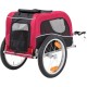 Trixie 12814 Bicycle Trailer, M: 63 × 68 × 75/137 cm, black/red Trixie 12814 Bicycle Trailer, M: 63 × 68 × 75/137 cm, black/red