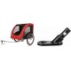 Trixie 12814 Bicycle Trailer, M: 63 × 68 × 75/137 cm, black/red Trixie 12814 Bicycle Trailer, M: 63 × 68 × 75/137 cm, black/red