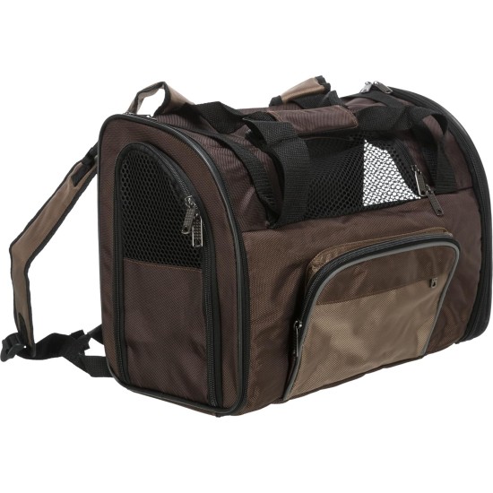 Trixie 2882 Connor backpack, 42 × 29 × 21 cm, black / blue Trixie 2882 Connor backpack, 42 × 29 × 21 cm, black / blue