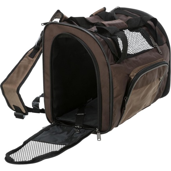 Trixie 2882 Connor backpack, 42 × 29 × 21 cm, black / blue Trixie 2882 Connor backpack, 42 × 29 × 21 cm, black / blue