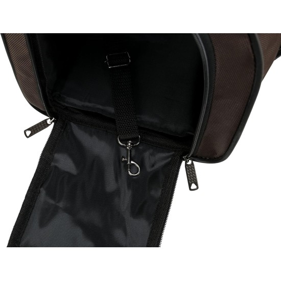 Trixie 2882 Connor backpack, 42 × 29 × 21 cm, black / blue Trixie 2882 Connor backpack, 42 × 29 × 21 cm, black / blue