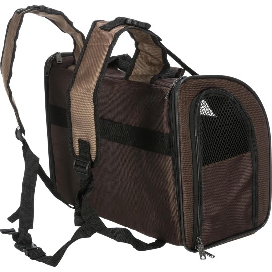Trixie 2882 Connor backpack, 42 × 29 × 21 cm, black / blue Trixie 2882 Connor backpack, 42 × 29 × 21 cm, black / blue