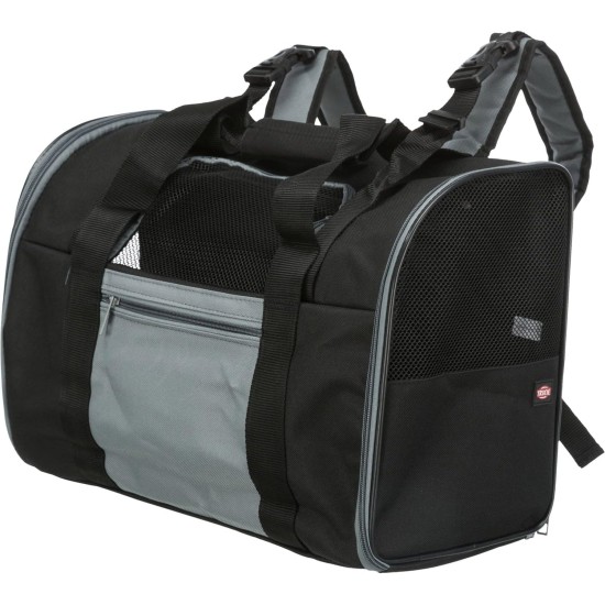 Trixie 2882 Connor backpack, 42 × 29 × 21 cm, black / blue Trixie 2882 Connor backpack, 42 × 29 × 21 cm, black / blue