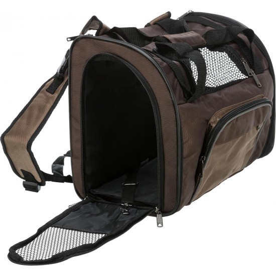Trixie 28871 Shiva backpack, 41x 30 x 21 cm, brown / beige Trixie 28871 Shiva backpack, 41x 30 x 21 cm, brown / beige