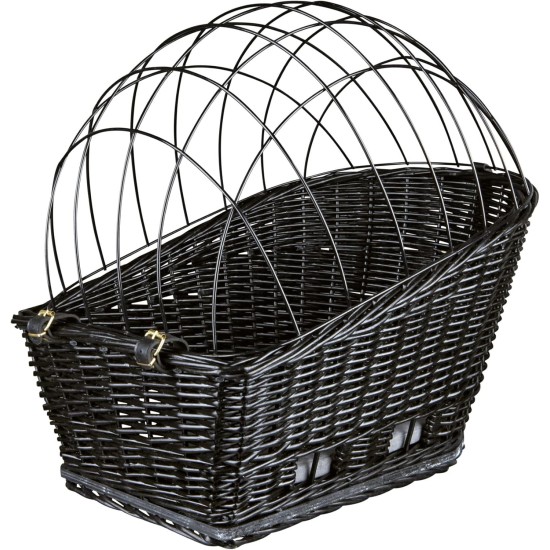 Trixie Bicycle Basket For Carrier, With Lattice, 35X49 55cm, Black Trixie Bicycle Basket For Carrier, With Lattice, 35X49 55cm, Black