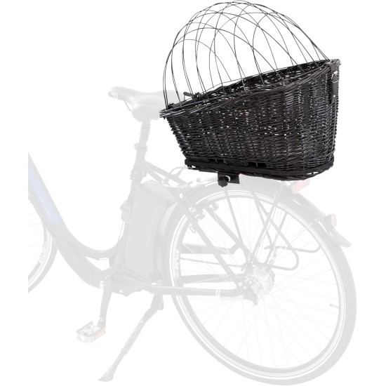 Trixie Bicycle Basket For Carrier, With Lattice, 35X49 55cm, Black Trixie Bicycle Basket For Carrier, With Lattice, 35X49 55cm, Black