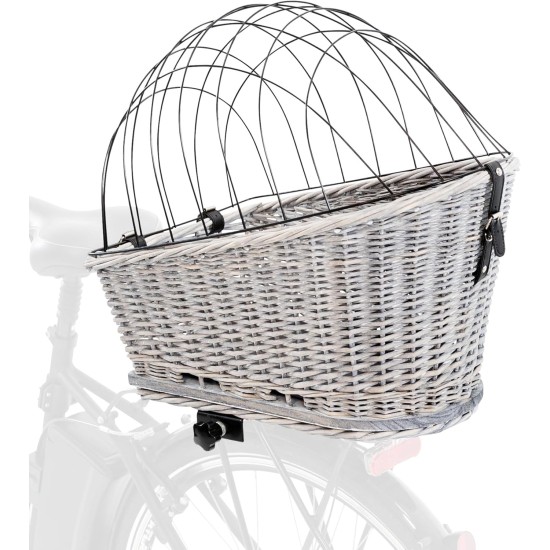 Trixie Bicycle Basket For Carrier, With Lattice, 35X49 55cm, Black Trixie Bicycle Basket For Carrier, With Lattice, 35X49 55cm, Black