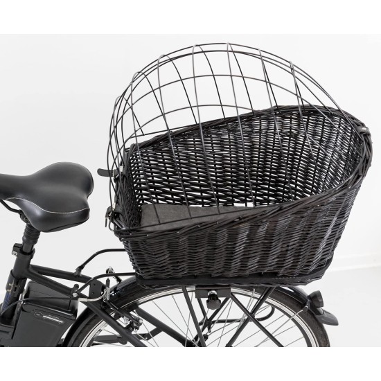 Trixie Bicycle Basket For Carrier, With Lattice, 35X49 55cm, Black Trixie Bicycle Basket For Carrier, With Lattice, 35X49 55cm, Black
