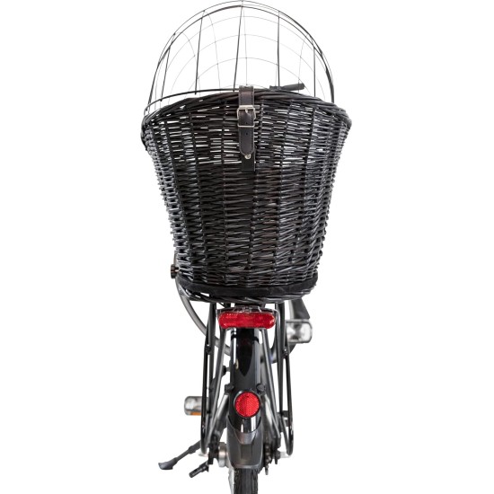 Trixie Bicycle Basket For Carrier, With Lattice, 35X49 55cm, Black Trixie Bicycle Basket For Carrier, With Lattice, 35X49 55cm, Black