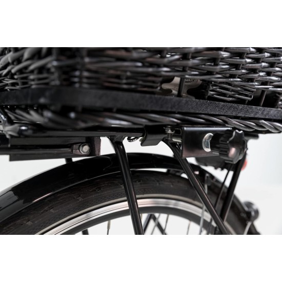 Trixie Bicycle Basket For Carrier, With Lattice, 35X49 55cm, Black Trixie Bicycle Basket For Carrier, With Lattice, 35X49 55cm, Black