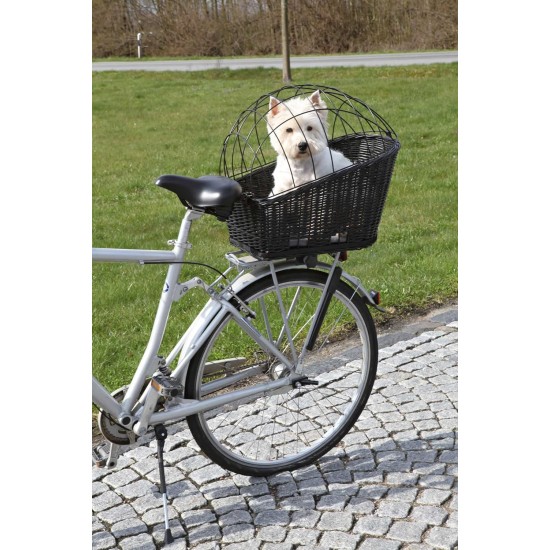 Trixie Bicycle Basket For Carrier, With Lattice, 35X49 55cm, Black Trixie Bicycle Basket For Carrier, With Lattice, 35X49 55cm, Black