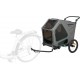 Trixie Dog Trailer for Bicycles 16.1 × 21.3 × 24.4 inches up to 55.1 lbs – Suspended Dog Bike Trailer with high Front Section – with extra-Large Rear Door Trixie Dog Trailer for Bicycles 16.1 × 21.3 × 24.4 inches up to 55.1 lbs – Suspended Dog Bike Trailer with high Front Section – with extra-Large Rear Door