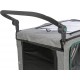 Trixie Dog Trailer for Bicycles 16.1 × 21.3 × 24.4 inches up to 55.1 lbs – Suspended Dog Bike Trailer with high Front Section – with extra-Large Rear Door Trixie Dog Trailer for Bicycles 16.1 × 21.3 × 24.4 inches up to 55.1 lbs – Suspended Dog Bike Trailer with high Front Section – with extra-Large Rear Door