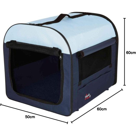 Trixie T-Camp Mobile Dog Kennel, Size 3, 60x50cm Trixie T-Camp Mobile Dog Kennel, Size 3, 60x50cm