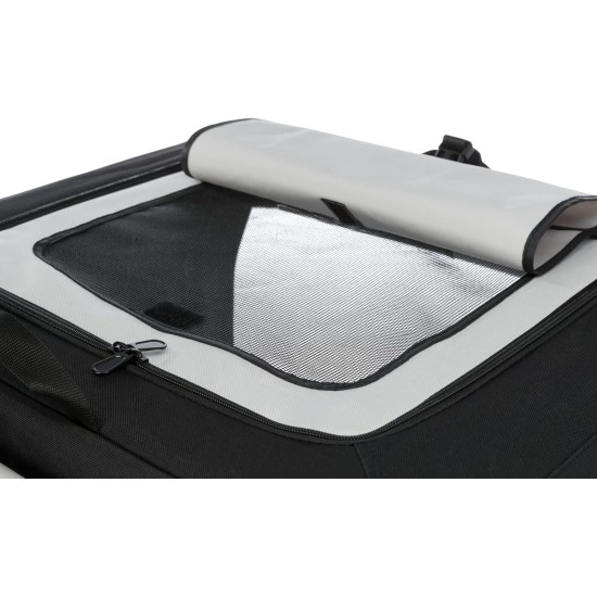 Trixie Vario Dog Transport Box, Grey / Black Trixie Vario Dog Transport Box, Grey / Black