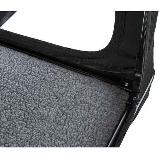Trixie Vario Dog Transport Box, Grey / Black Trixie Vario Dog Transport Box, Grey / Black