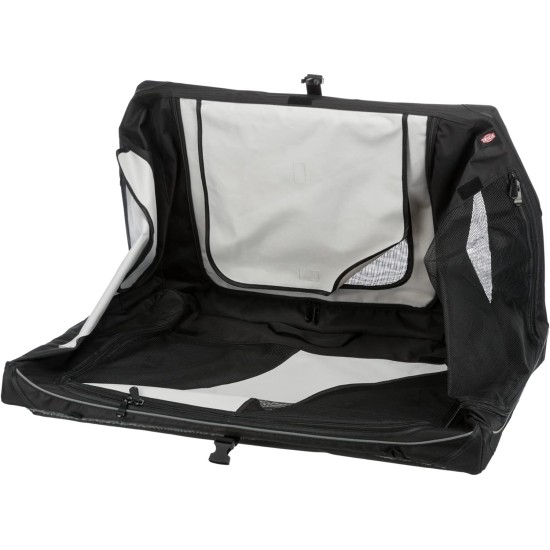 Trixie Vario Dog Transport Box, Grey / Black Trixie Vario Dog Transport Box, Grey / Black