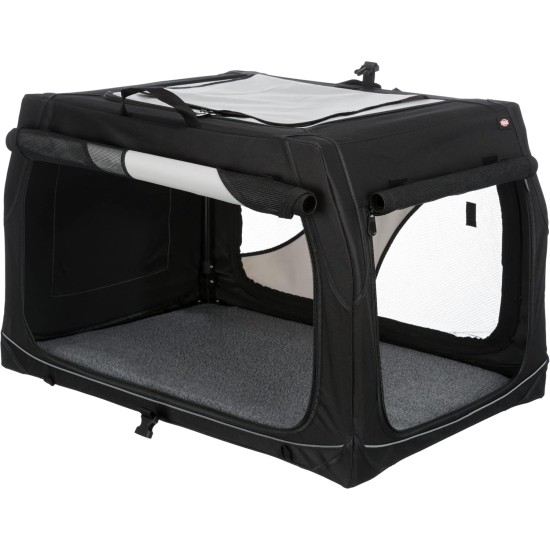 Trixie Vario Dog Transport Box, Grey / Black Trixie Vario Dog Transport Box, Grey / Black