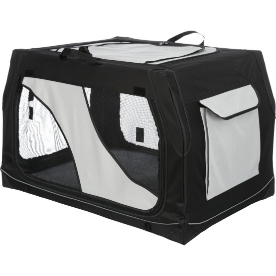 Trixie Vario Dog Transport Box, Grey / Black Trixie Vario Dog Transport Box, Grey / Black