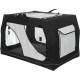 Trixie Vario Dog Transport Box, Grey / Black Trixie Vario Dog Transport Box, Grey / Black