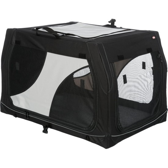 Trixie Vario Dog Transport Box, Grey / Black Trixie Vario Dog Transport Box, Grey / Black
