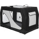 Trixie Vario Dog Transport Box, Grey / Black Trixie Vario Dog Transport Box, Grey / Black