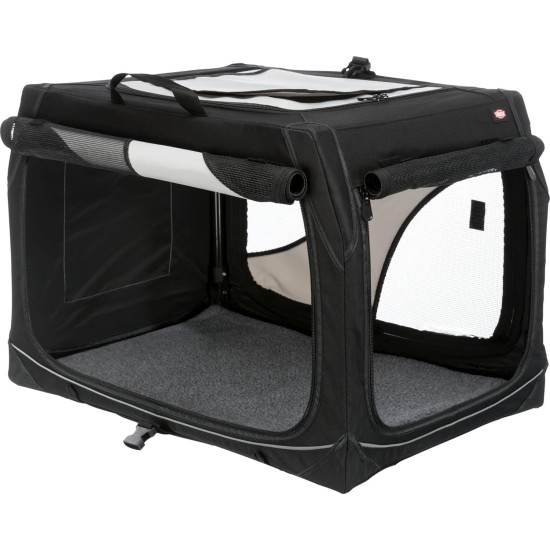 Trixie Vario Dog Transport Box, Grey / Black Trixie Vario Dog Transport Box, Grey / Black
