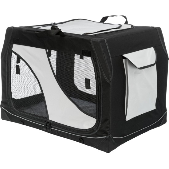 Trixie Vario Dog Transport Box, Grey / Black Trixie Vario Dog Transport Box, Grey / Black