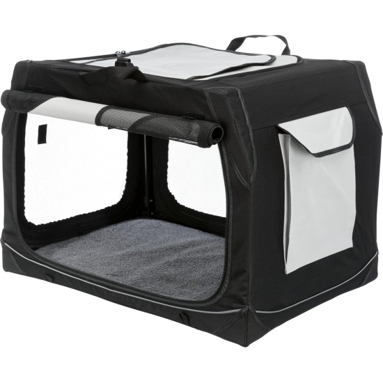 Trixie Vario Dog Transport Box, Grey / Black Trixie Vario Dog Transport Box, Grey / Black
