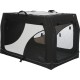 Trixie Vario Dog Transport Box, Grey / Black Trixie Vario Dog Transport Box, Grey / Black