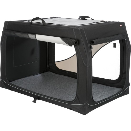Trixie Vario Dog Transport Box, Grey / Black Trixie Vario Dog Transport Box, Grey / Black