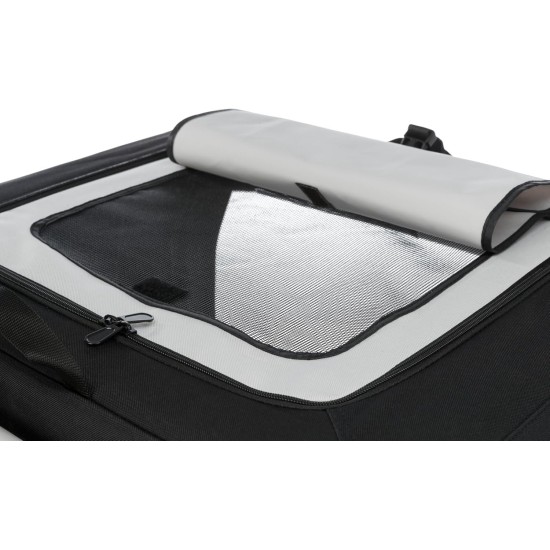 Trixie Vario Dog Transport Box, Grey / Black Trixie Vario Dog Transport Box, Grey / Black