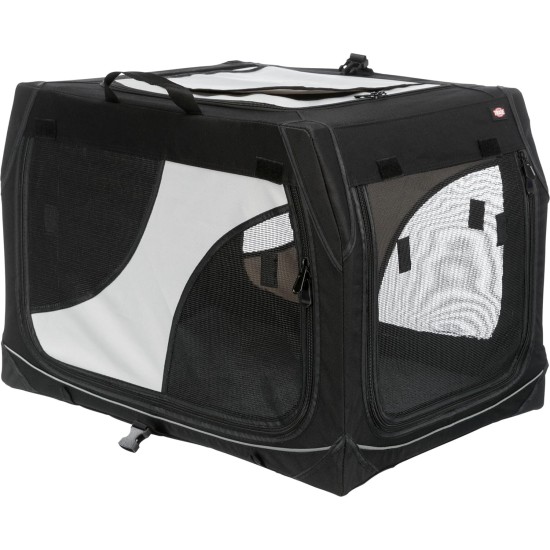 Trixie Vario Dog Transport Box, Grey / Black Trixie Vario Dog Transport Box, Grey / Black