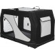 Trixie Vario Dog Transport Box, Grey / Black Trixie Vario Dog Transport Box, Grey / Black