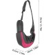 Umhängetasche für Hund Haustier transportín Reisetasche Tasche Träger Hund Handtasche für Hunde Katzen (rot Rose) Umhängetasche für Hund Haustier transportín Reisetasche Tasche Träger Hund Handtasche für Hunde Katzen (rot Rose)