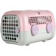 United Pets A.U.T.O. Design Transport Box for Small Dogs and Cats, Made in Italy, Pink/Grey, Includes Hygiene Rug 51 x 37 x 33 cm, Travel Transport Box United Pets A.U.T.O. Design Transport Box for Small Dogs and Cats, Made in Italy, Pink/Grey, Includes Hygiene Rug 51 x 37 x 33 cm, Travel Transport Box