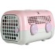 United Pets A.U.T.O. Design Transport Box for Small Dogs and Cats, Made in Italy, Pink/Grey, Includes Hygiene Rug 51 x 37 x 33 cm, Travel Transport Box United Pets A.U.T.O. Design Transport Box for Small Dogs and Cats, Made in Italy, Pink/Grey, Includes Hygiene Rug 51 x 37 x 33 cm, Travel Transport Box
