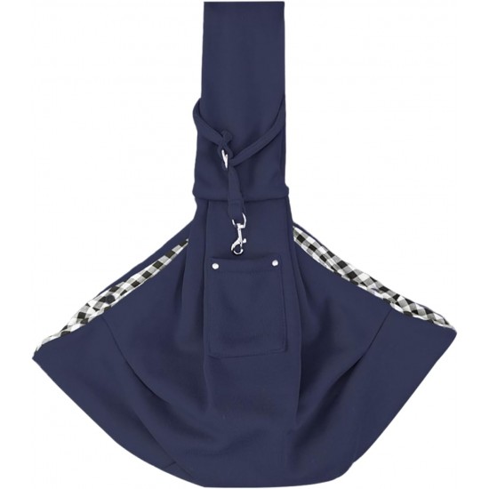 VARKAGE Sling Dog and Cat, Dog Bag for Hanging, Dog Carry Bag for Walks and Outdoor Activities, Maximum Load 15 kg (Navy Blue) VARKAGE Sling Dog and Cat, Dog Bag for Hanging, Dog Carry Bag for Walks and Outdoor Activities, Maximum Load 15 kg (Navy Blue)