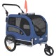 VEVOR Dog Trailer 2-in-1 Bicycle Trailer Carbon Steel + 600D Oxford Fabric + PP Foldable Bicycle Trailer for Dogs VEVOR Dog Trailer 2-in-1 Bicycle Trailer Carbon Steel + 600D Oxford Fabric + PP Foldable Bicycle Trailer for Dogs