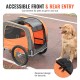 VEVOR Dog Trailer 30 kg Bicycle Trailer Carbon Steel + 600D Oxford Fabric + PP Foldable 1440 x 720 x 779 mm as Trailer Folded Size 760 x 560 x 195 mm Orange & Grey VEVOR Dog Trailer 30 kg Bicycle Trailer Carbon Steel + 600D Oxford Fabric + PP Foldable 1440 x 720 x 779 mm as Trailer Folded Size 760 x 560 x 195 mm Orange & Grey