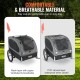 VEVOR Dog Trailer 40 kg Bicycle Trailer Carbon Steel + 600D Oxford Fabric + PP Foldable 1440 x 720 x 779 mm as Trailer Folded Size 760 x 560 x 195 mm Black & Grey VEVOR Dog Trailer 40 kg Bicycle Trailer Carbon Steel + 600D Oxford Fabric + PP Foldable 1440 x 720 x 779 mm as Trailer Folded Size 760 x 560 x 195 mm Black & Grey