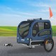 VEVOR Dog Trailer 45 kg Bicycle Trailer Carbon Steel + 600D Oxford Fabric + PP Foldable 1440 x 725 x 845 mm as Trailer Folded Size 810 x 570 x 195 mm Dog Buggy Jogger Trailer Blue VEVOR Dog Trailer 45 kg Bicycle Trailer Carbon Steel + 600D Oxford Fabric + PP Foldable 1440 x 725 x 845 mm as Trailer Folded Size 810 x 570 x 195 mm Dog Buggy Jogger Trailer Blue