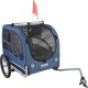 VEVOR Dog Trailer 45 kg Bicycle Trailer Carbon Steel + 600D Oxford Fabric + PP Foldable 1440 x 725 x 845 mm as Trailer Folded Size 810 x 570 x 195 mm Dog Buggy Jogger Trailer Blue VEVOR Dog Trailer 45 kg Bicycle Trailer Carbon Steel + 600D Oxford Fabric + PP Foldable 1440 x 725 x 845 mm as Trailer Folded Size 810 x 570 x 195 mm Dog Buggy Jogger Trailer Blue