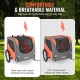 VEVOR Hundeanhänger Fahrradanhänger Kohlenstoffstahl + 600D Oxford-Gewebe + PP faltbar VEVOR Hundeanhänger Fahrradanhänger Kohlenstoffstahl + 600D Oxford-Gewebe + PP faltbar