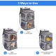 VOISTINO 2 in 1 Double Pet Backpack for Small Cats and Dogs, Portable Pet Travel Bag, Super Ventilated Design, Ideal for Travel/Hiking/Camping, Medium VOISTINO 2 in 1 Double Pet Backpack for Small Cats and Dogs, Portable Pet Travel Bag, Super Ventilated Design, Ideal for Travel/Hiking/Camping, Medium