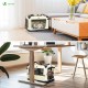 VOUNOT Hundebox faltbar, Transportbox Katze Hunde, Hundetasche, Oxford-Gewebe, Netzstoff, Atmungsaktiv, Transportabel, Metallrahmen, mit Griffen, Taschen, 82x60x60cm XL, Grau VOUNOT Hundebox faltbar, Transportbox Katze Hunde, Hundetasche, Oxford-Gewebe, Netzstoff, Atmungsaktiv, Transportabel, Metallrahmen, mit Griffen, Taschen, 82x60x60cm XL, Grau